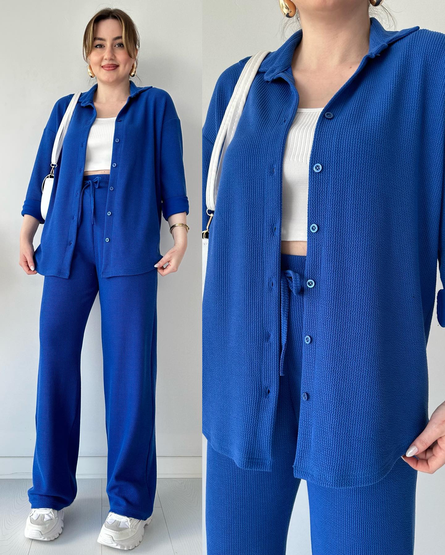 Button-Down Co-Ord Set