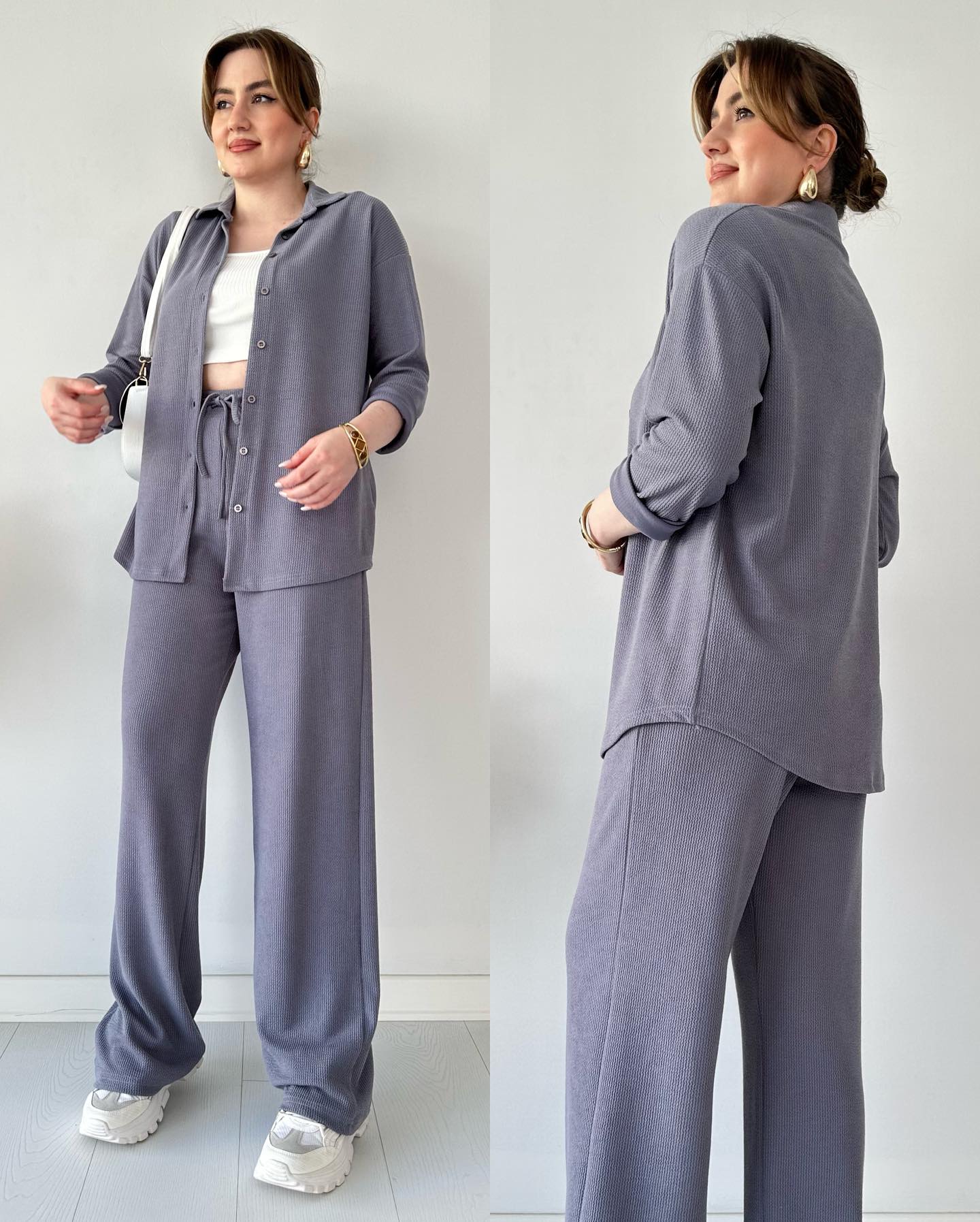 Button-Down Co-Ord Set