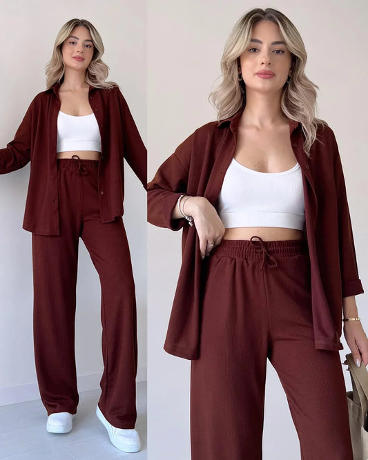 Button-Down Co-Ord Set