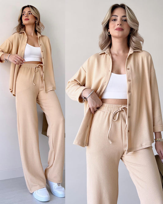 Button-Down Co-Ord Set