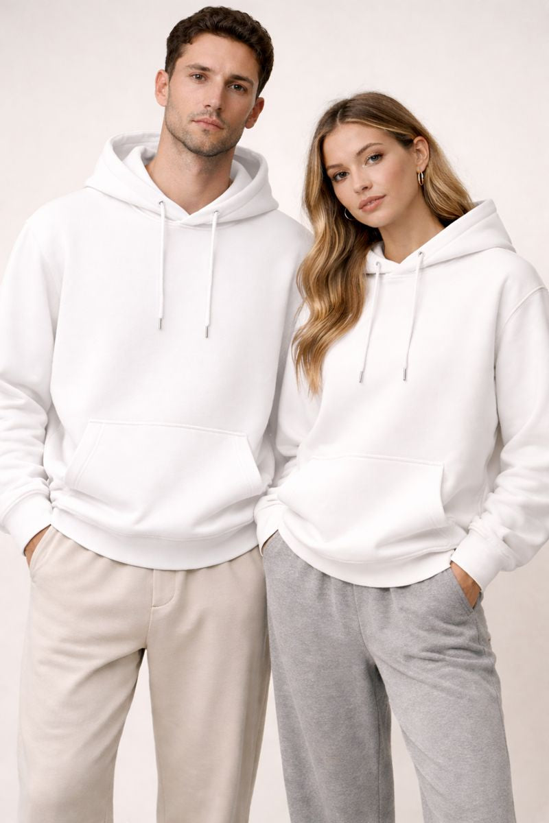 BISMIL Essential Hoodie — White